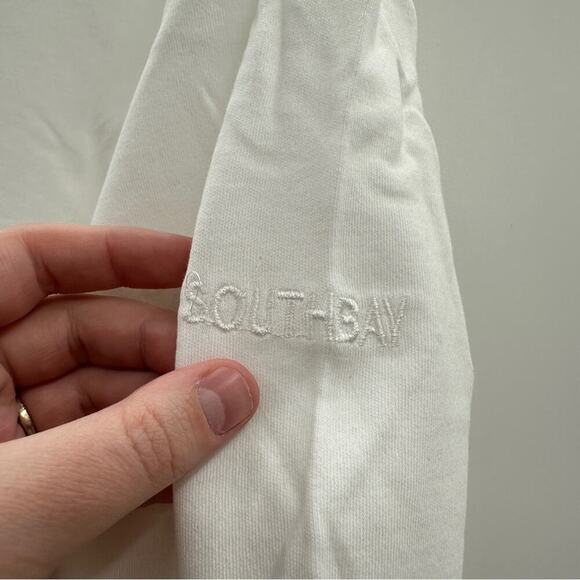 Southbay White Long Sleeve V Neck Pullover Tee‎ Shirt Size 2XL NEW - Picture 4 of 10